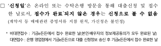 대출신청 기준