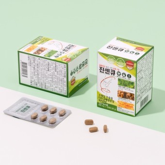 진센큐-큰-박스와-작은-박스-그리고-내용물-정-사진입니다
