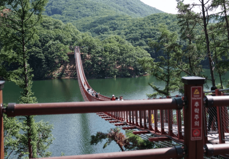 마장호수흔들다리