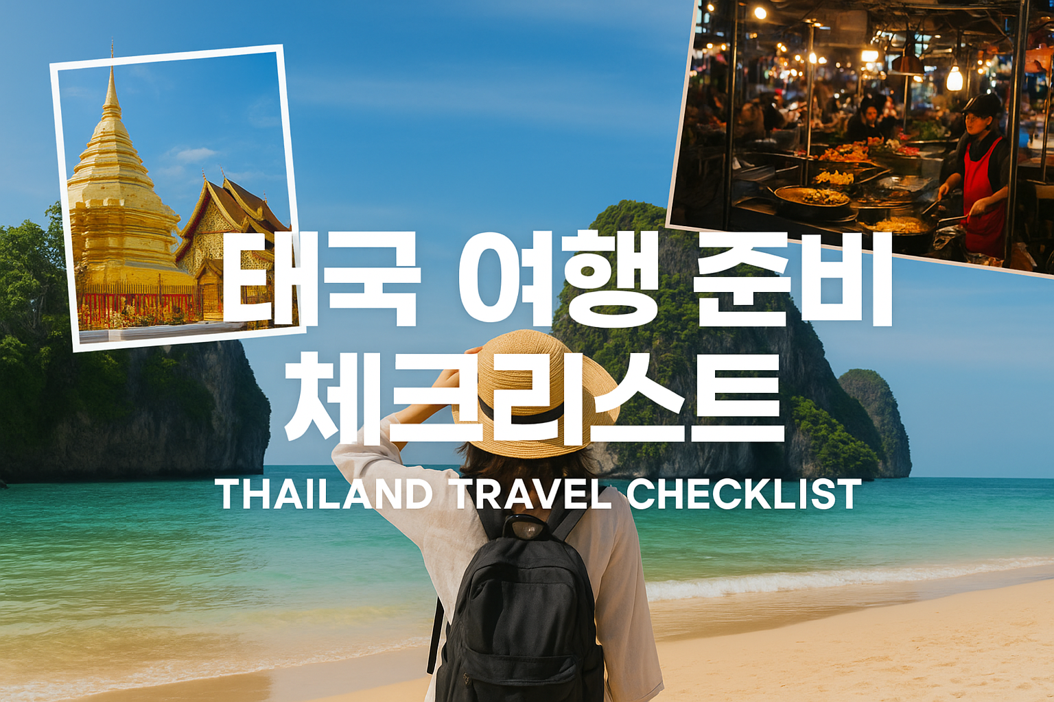태국 여행 준비 체크리스트 완벽 가이드 &mdash; 후회 없는 여행을 위한 실전 준비법