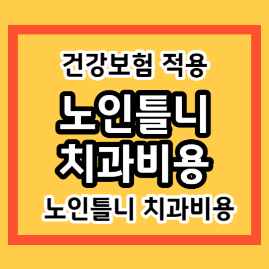 노인 치과비용 지원