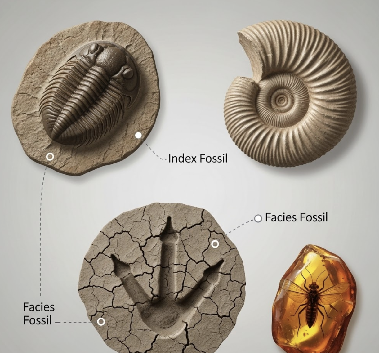 화석의 형성과 종류, 지질학적 의미: 돌 속에 새겨진 생명의 타임캡슐
