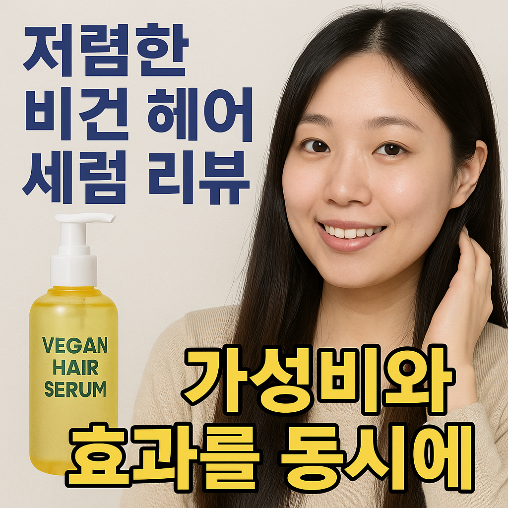 비건 헤어 세럼