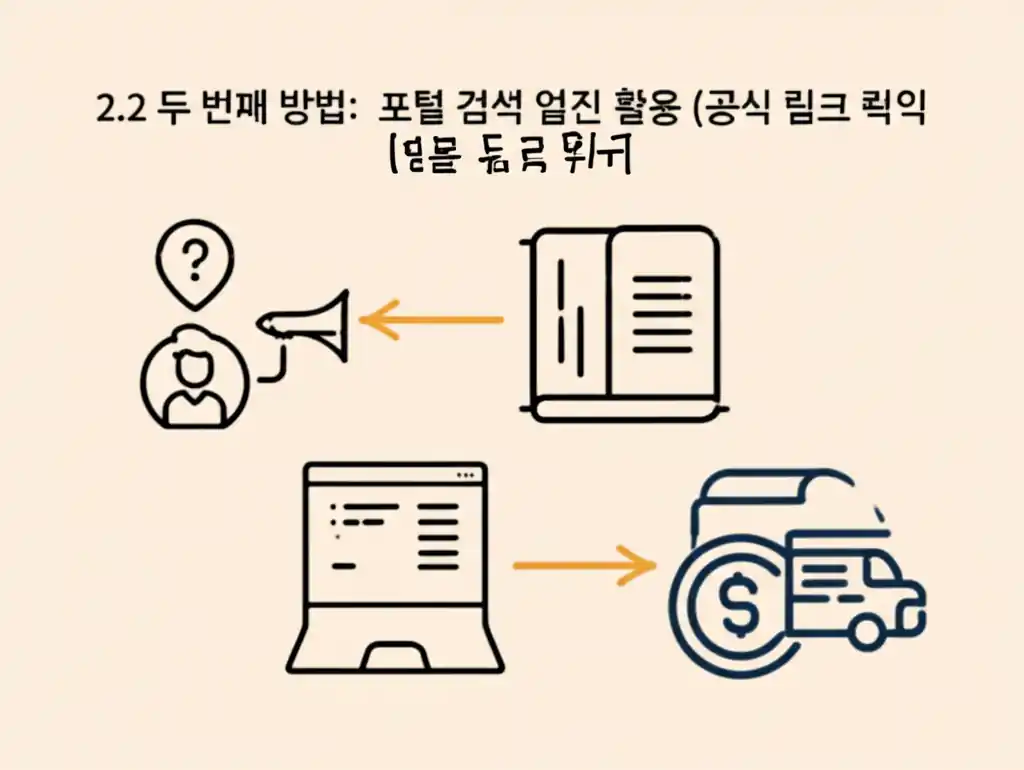 포털 검색 엔진에서 운전적성 정밀검사 온라인예약 바로가기를 검색하는 화면.