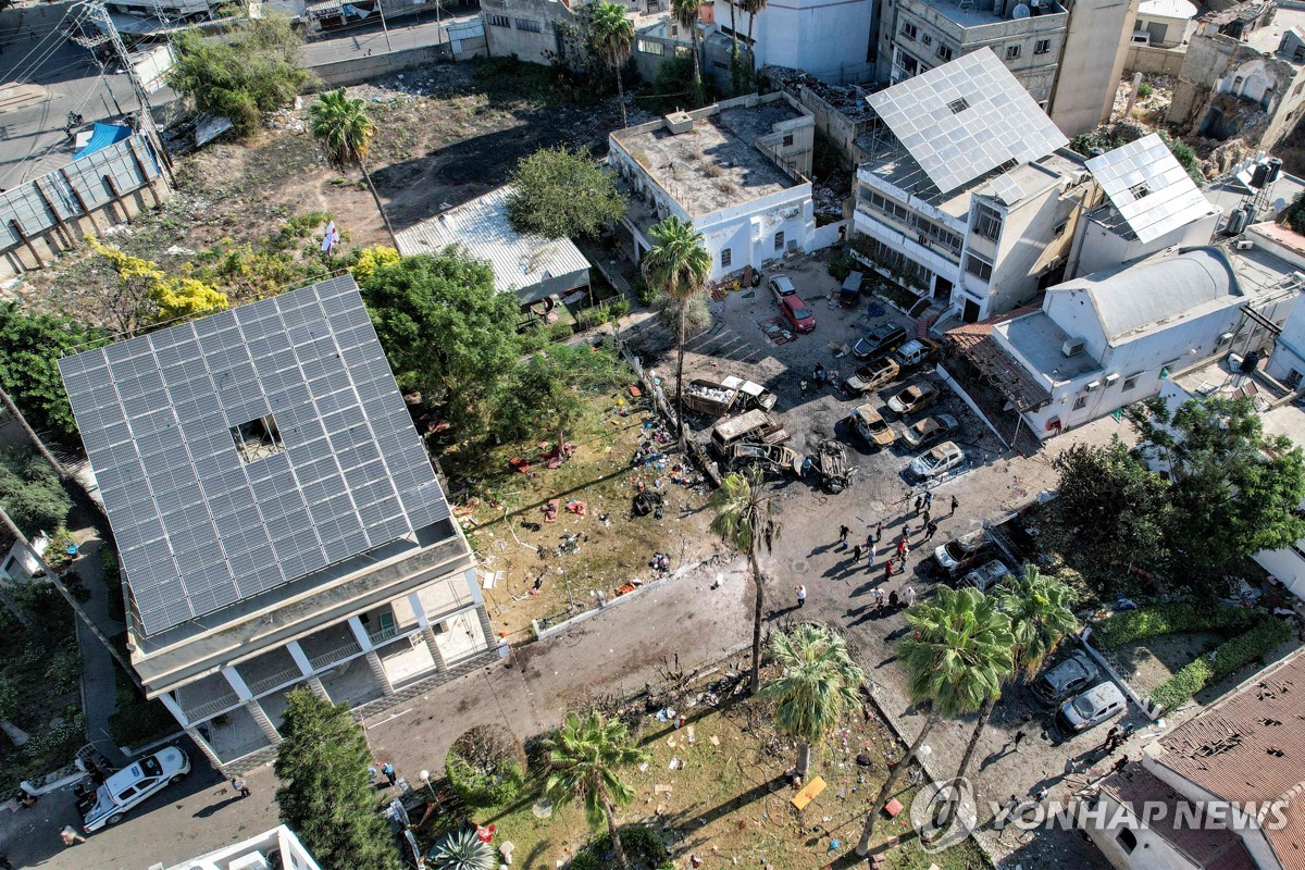 이스라엘 가자지구 병원 폭격