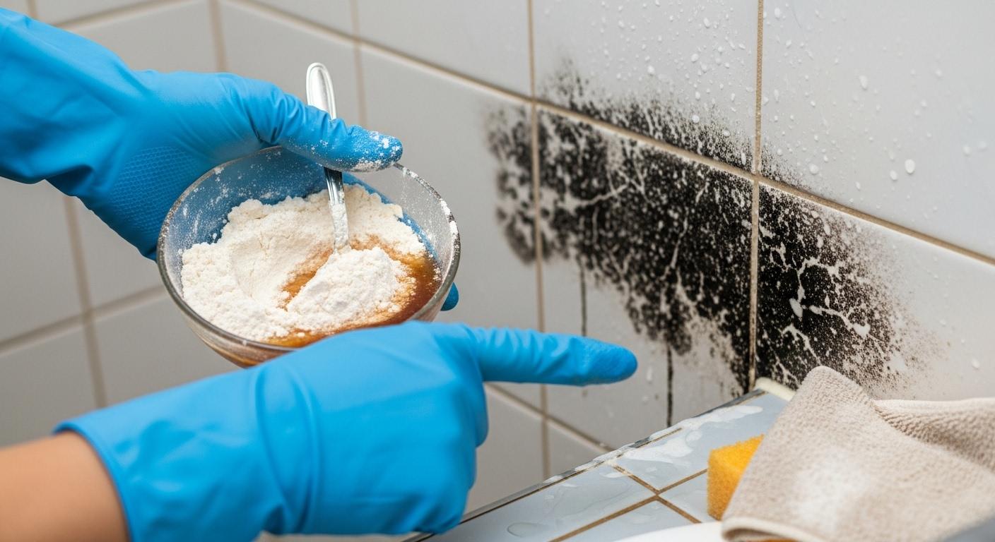 식초밀가루검버섯빼는법