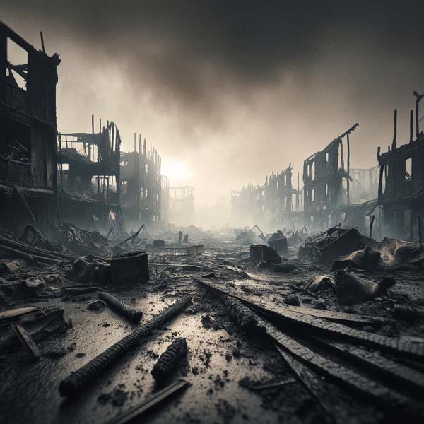 불타버린 자리, 화재 흔적 꿈 의미와 해몽