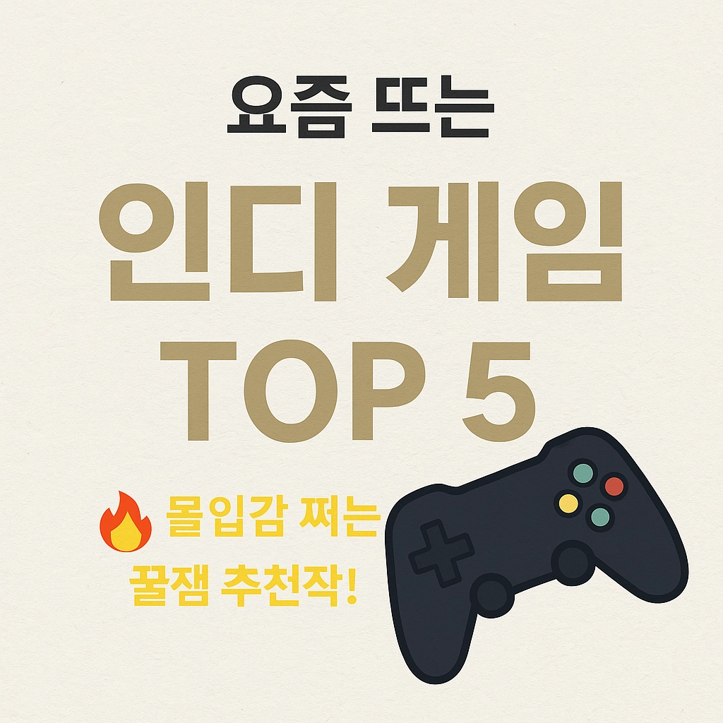 요즘-뜨는-인디-게임-top-5