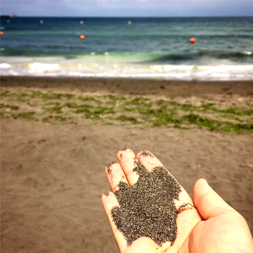 삼양해수욕장 검은모래