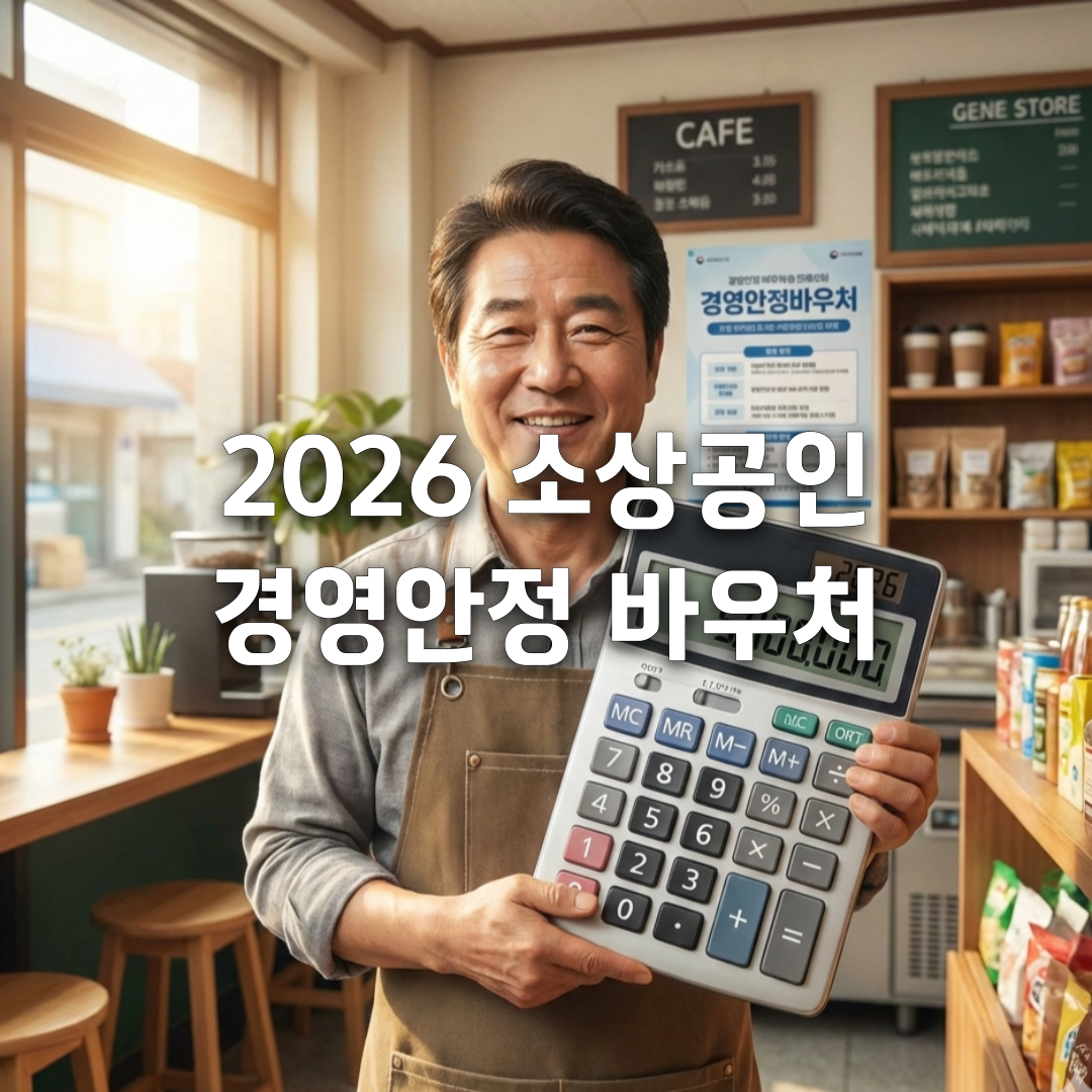 2026 소상공인 지원금 총정리💰 경영안정 바우처로 숨통 트입니다