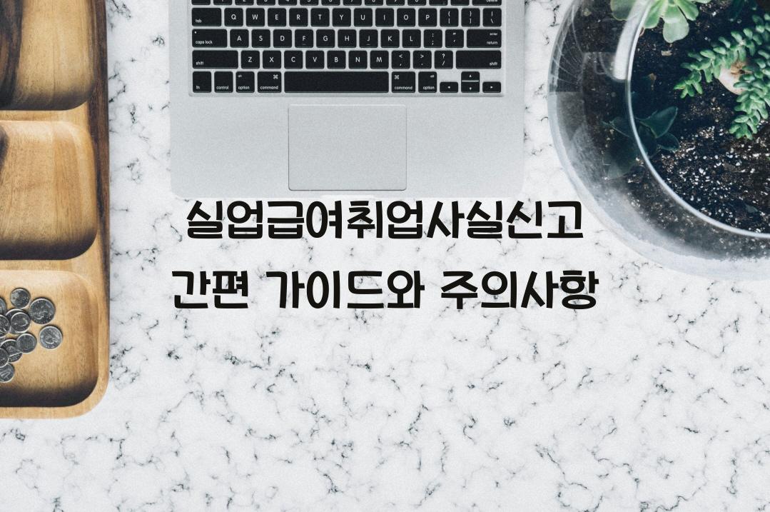 실업급여취업사실신고