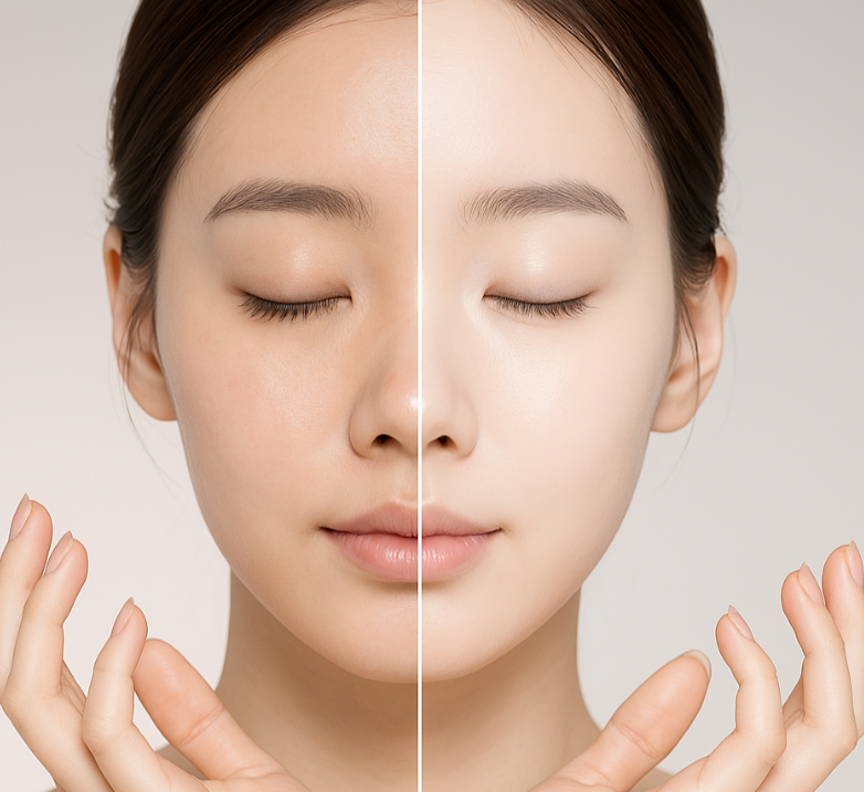 하얌하얌 우우크림 톤업효과