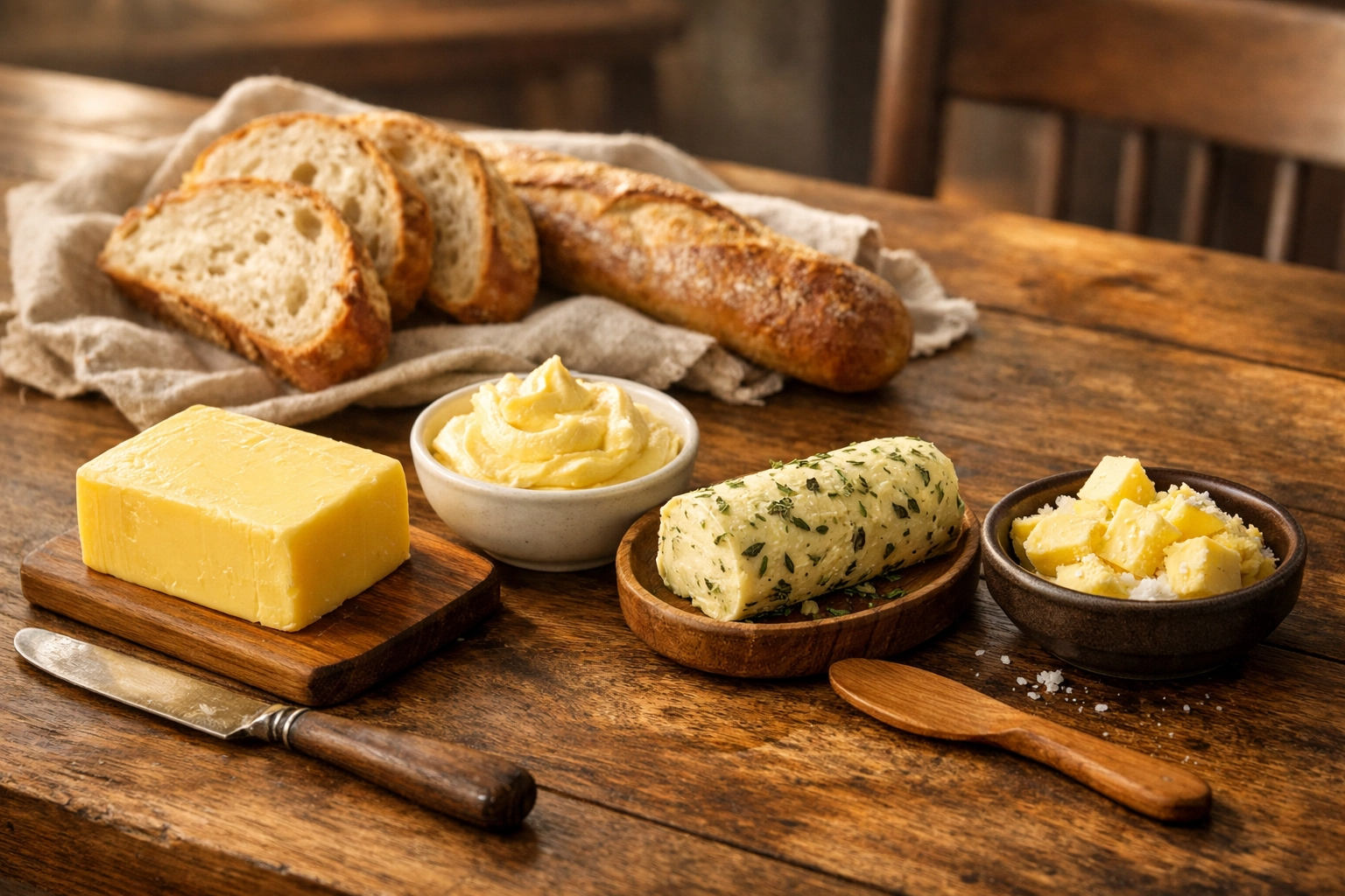 여러가지 버터들