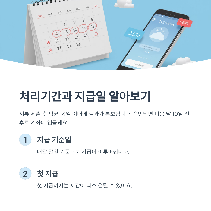 육아휴직급여 신청서류