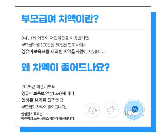 부모급여 차액 뜻