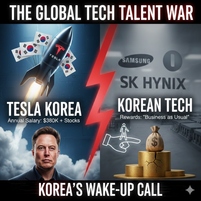 빅테크의 한국 인재 영입에 대한 경고 이미지