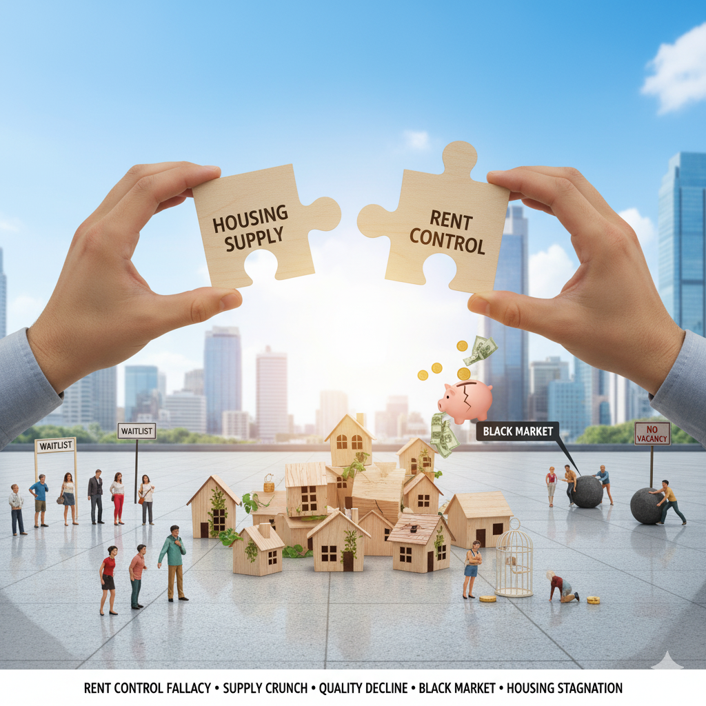 임대료 규제가 어렵다.