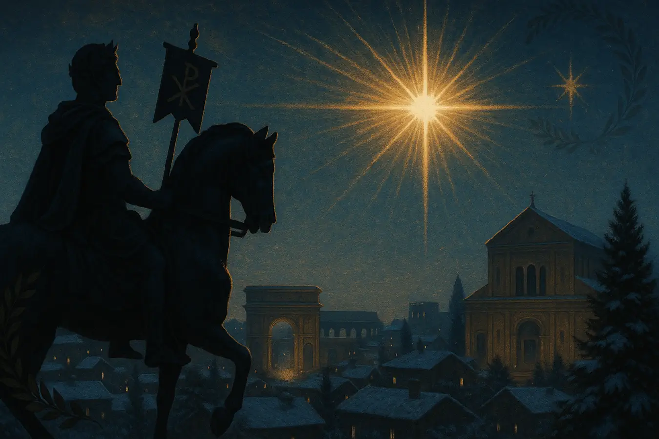 크리스마스의 유래 - 콘스탄티누스 황제의 '빅픽처', 기독교 확산 위해 '태양절'을 '예수 탄생일'로