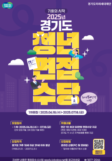 청년 면접수당 이미지