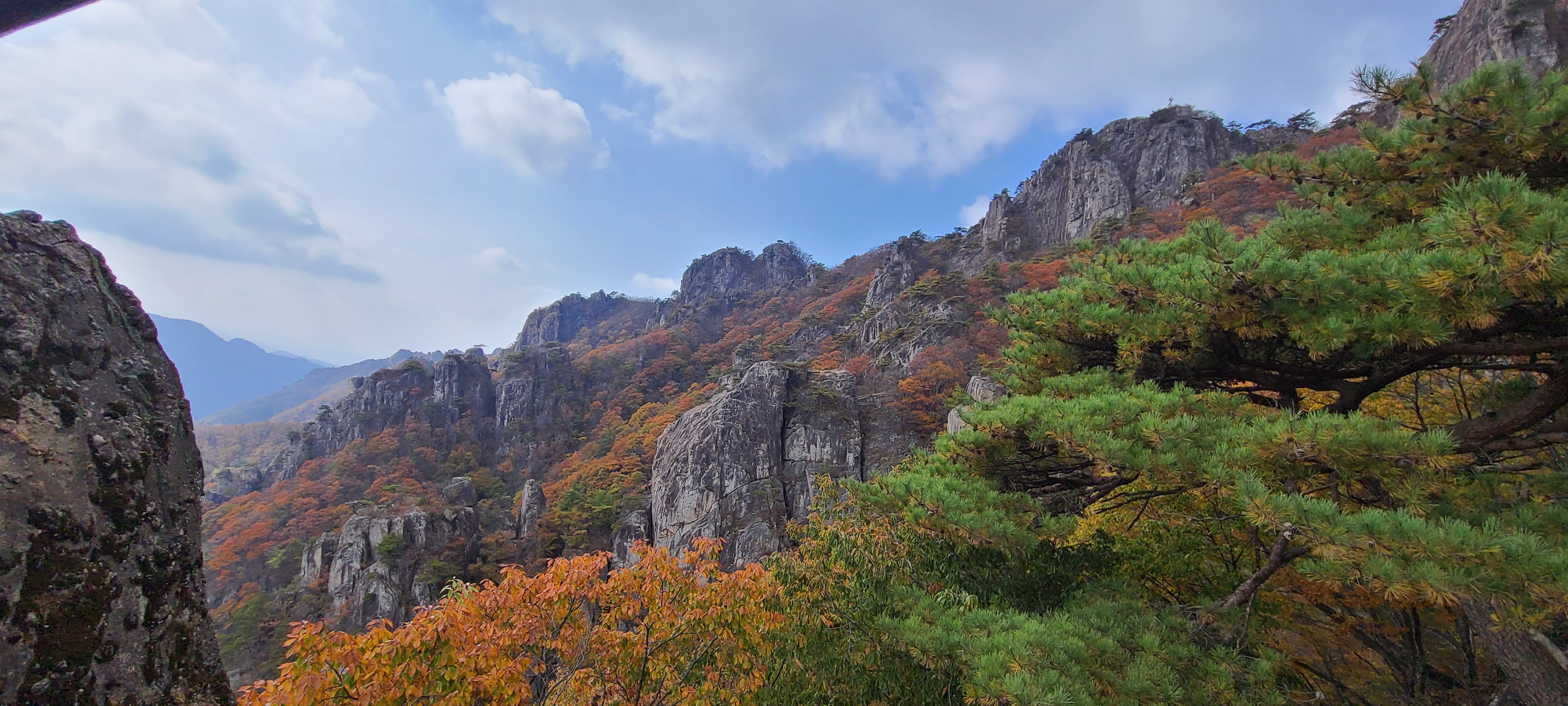 가을여행 등산 단풍구경 대둔산 명소 주차장 절경