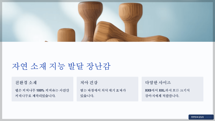 강아지 코딩 놀이 장난감