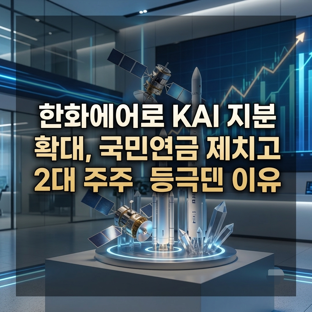 한화에어로 KAI 지분 확대, 국민연금 제치고 2대 주주 등극한 진짜 이유