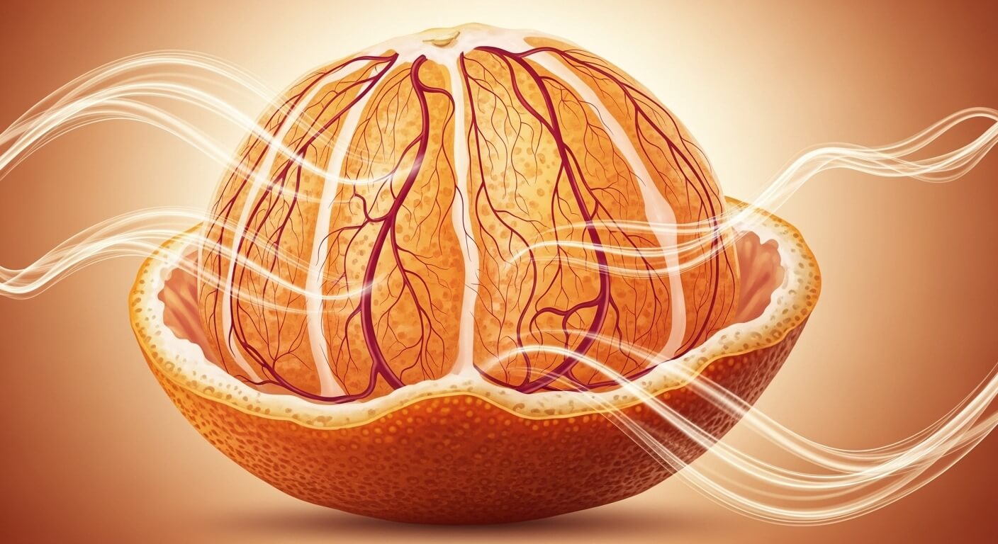 노화방지와 혈관 건강에 기여하는 귤 껍질