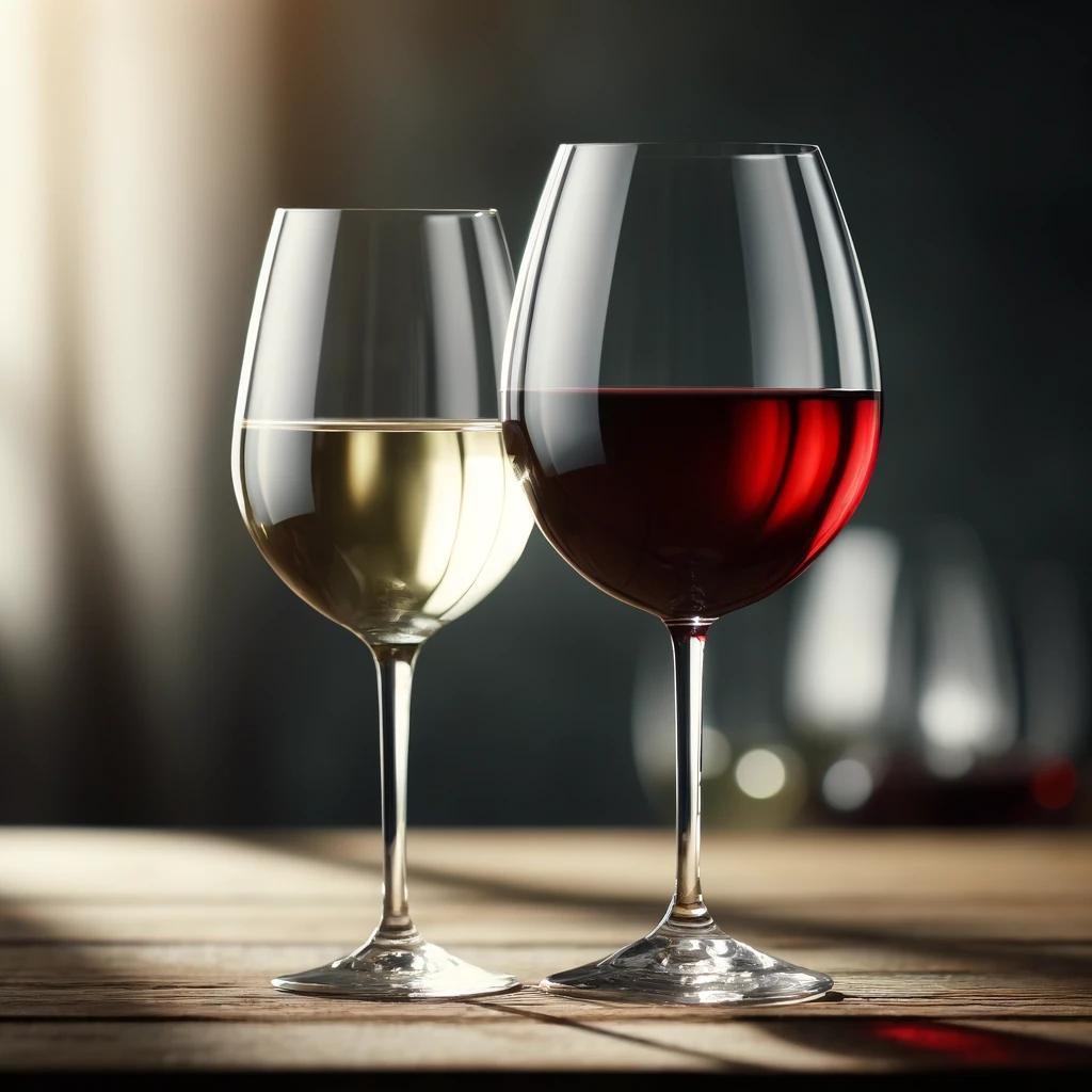 화이트와인 레드와인 잔