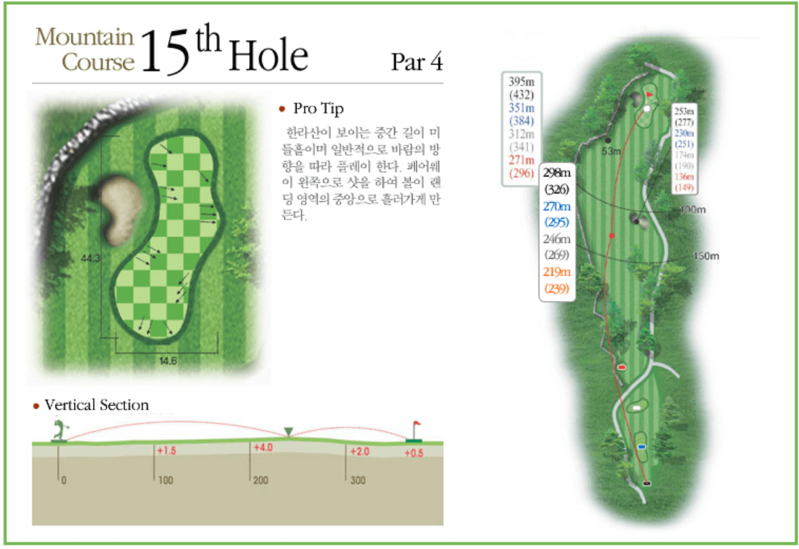 한라산 컨트리클럽 마운틴코스 6