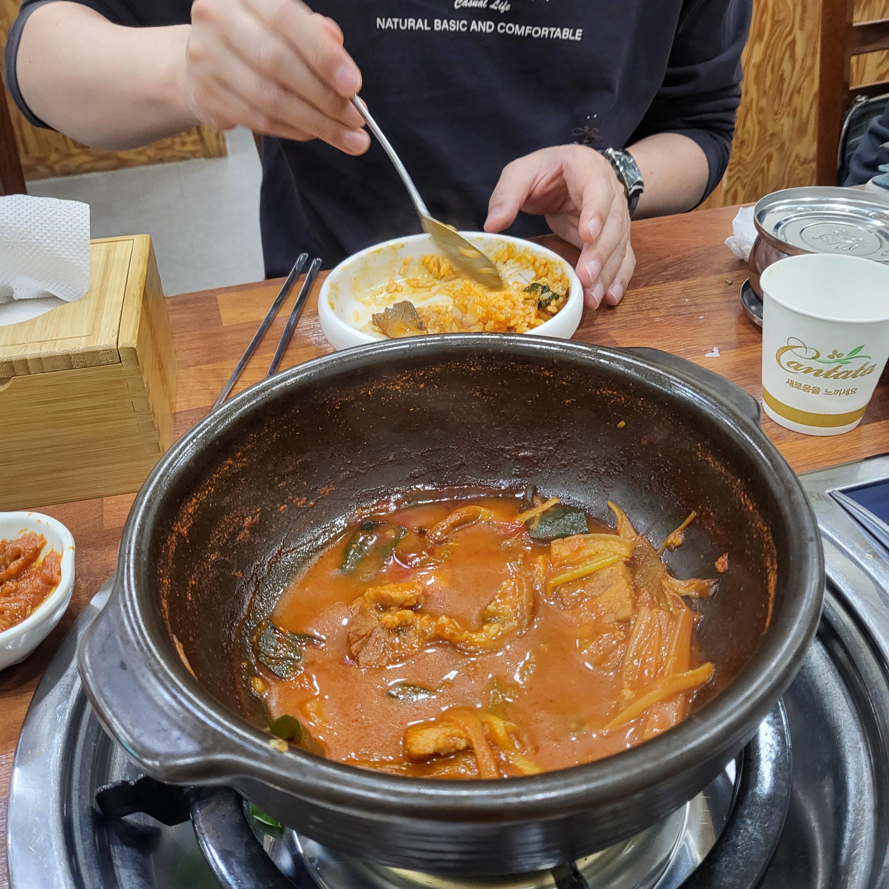 옥산 짜글이 맛집 (백송 짜글이), 백송짜글짜글