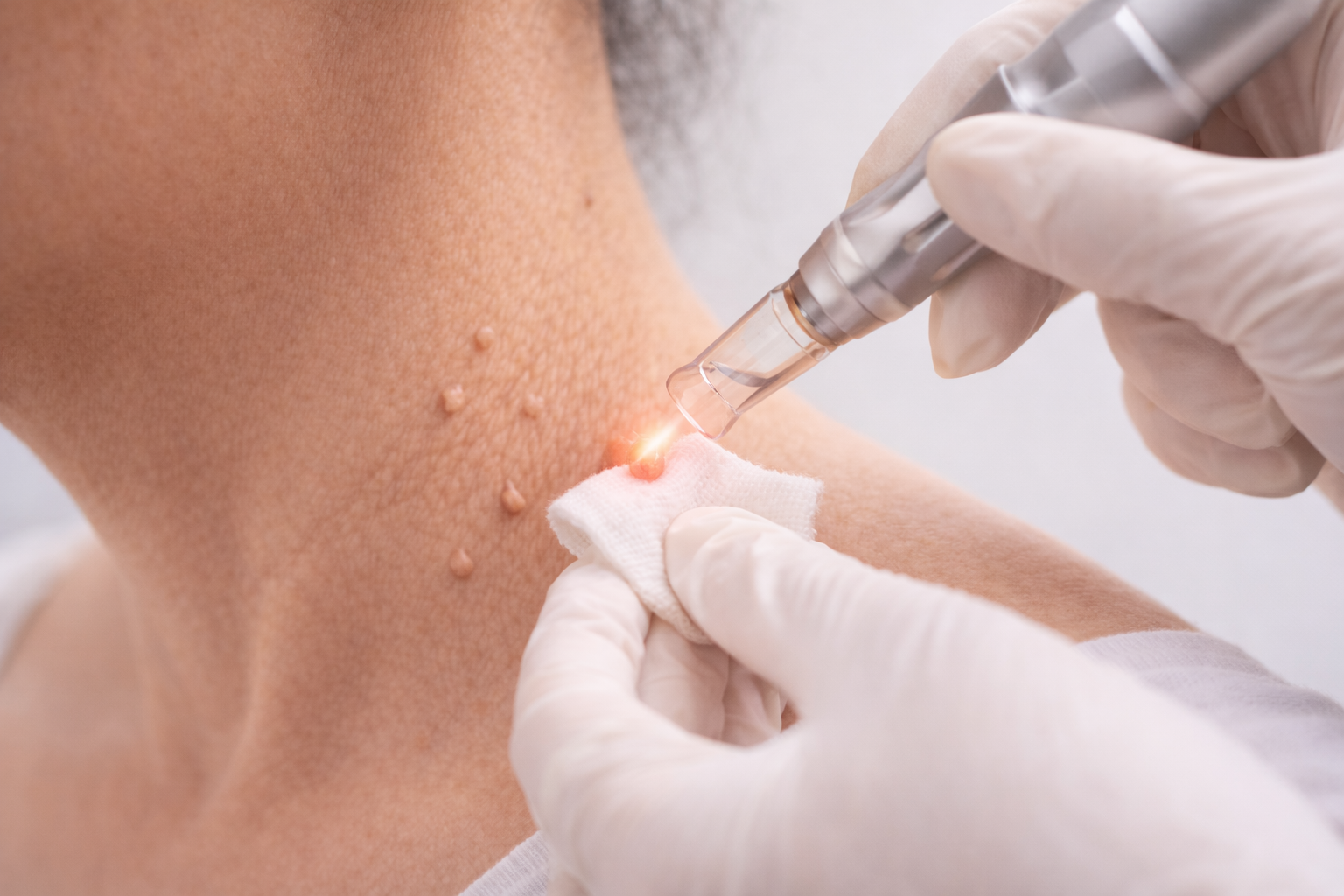 쥐젖 레이저 시술