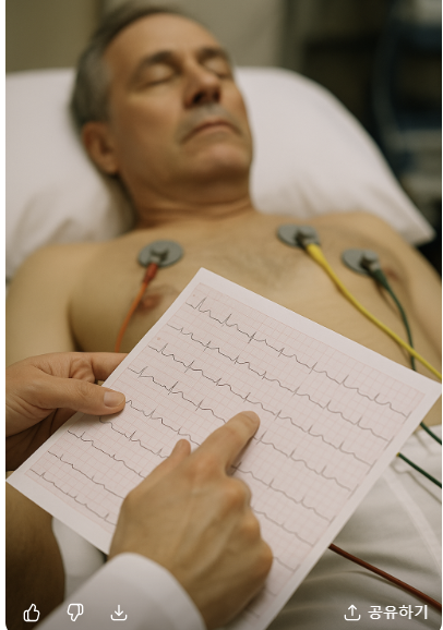 심전도 검사로 알 수 있는 병 — 협심증과 심근경색, 어떻게 다를까? 관련 사진