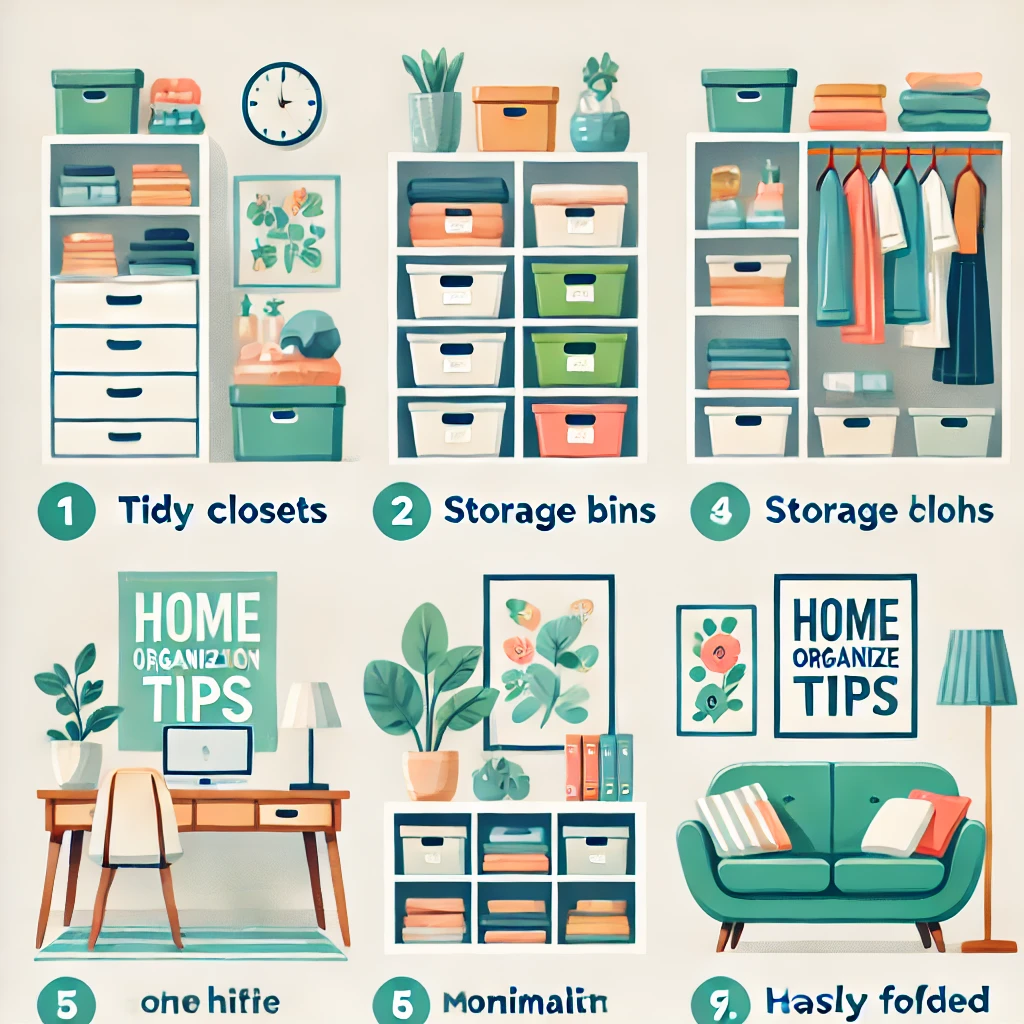 정리정돈 팁 총정리: 집안이 달라지는 비결