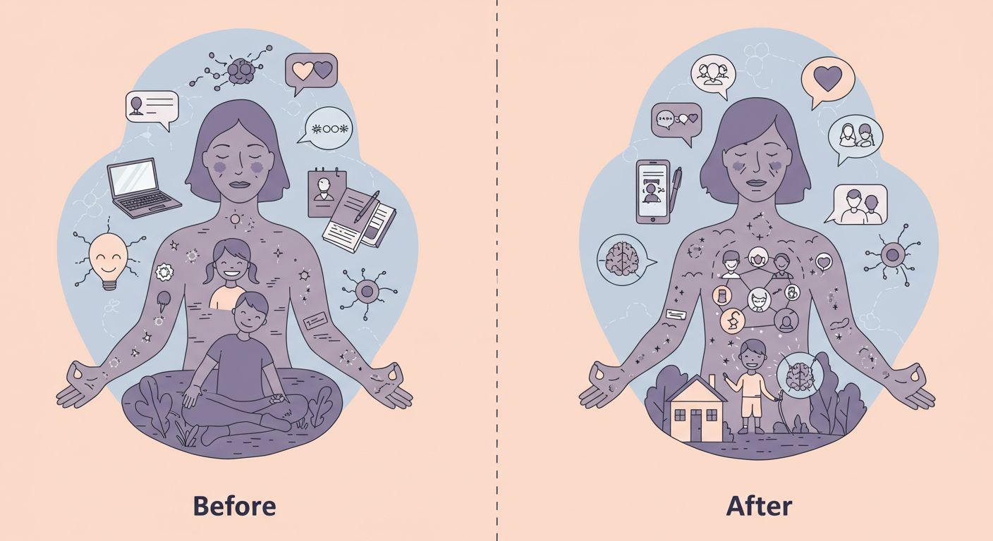 육아 멘탈 관리법 관련 그림