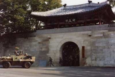 알트태그-30경비단 훈련 모습