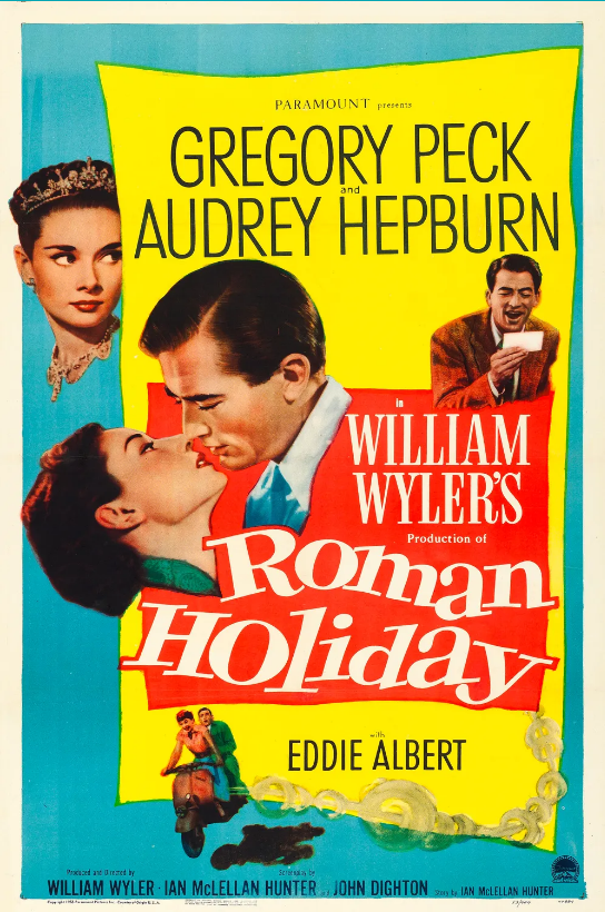 영화 로마의 휴일 포스터