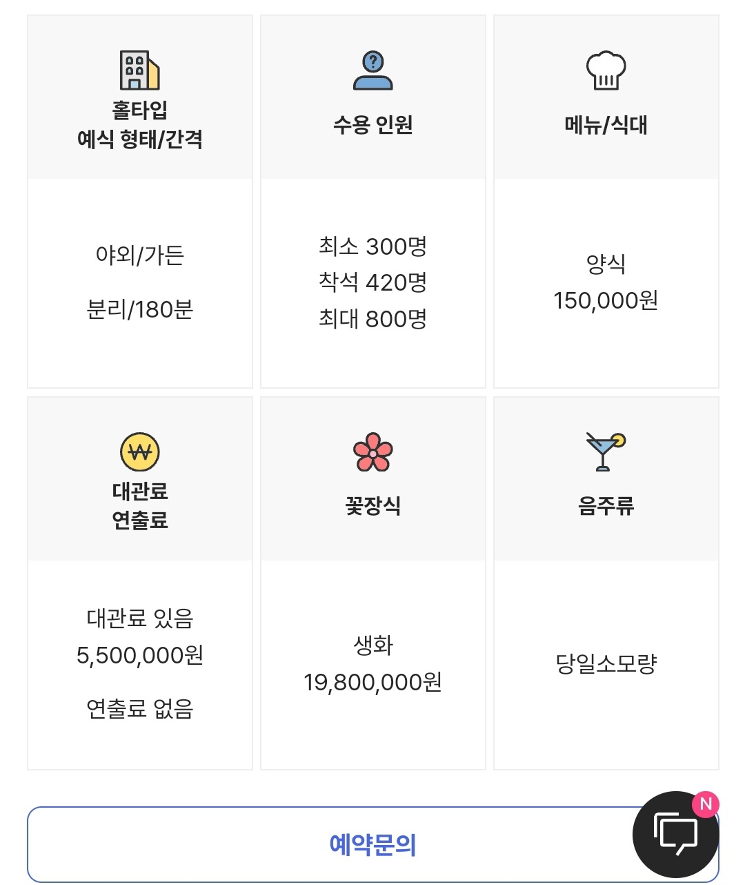 김기리, 문지인 웨딩홀