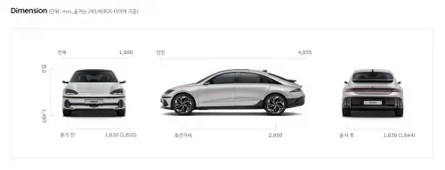 아이오닉6크기