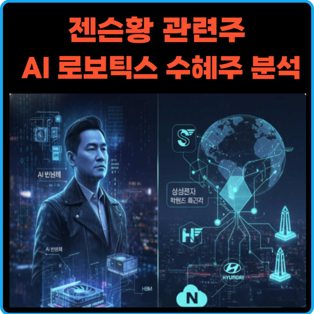 2025년 젠슨황 관련주 AI 로보틱스 국내 수혜주 분석