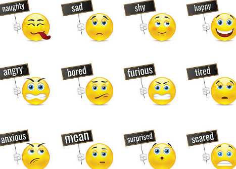 감정의 이름을 붙여주세요