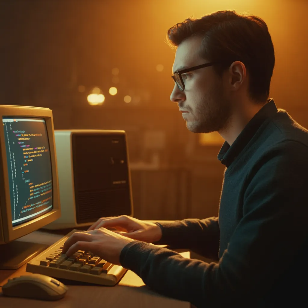 파이썬-컴퓨터화면-남자