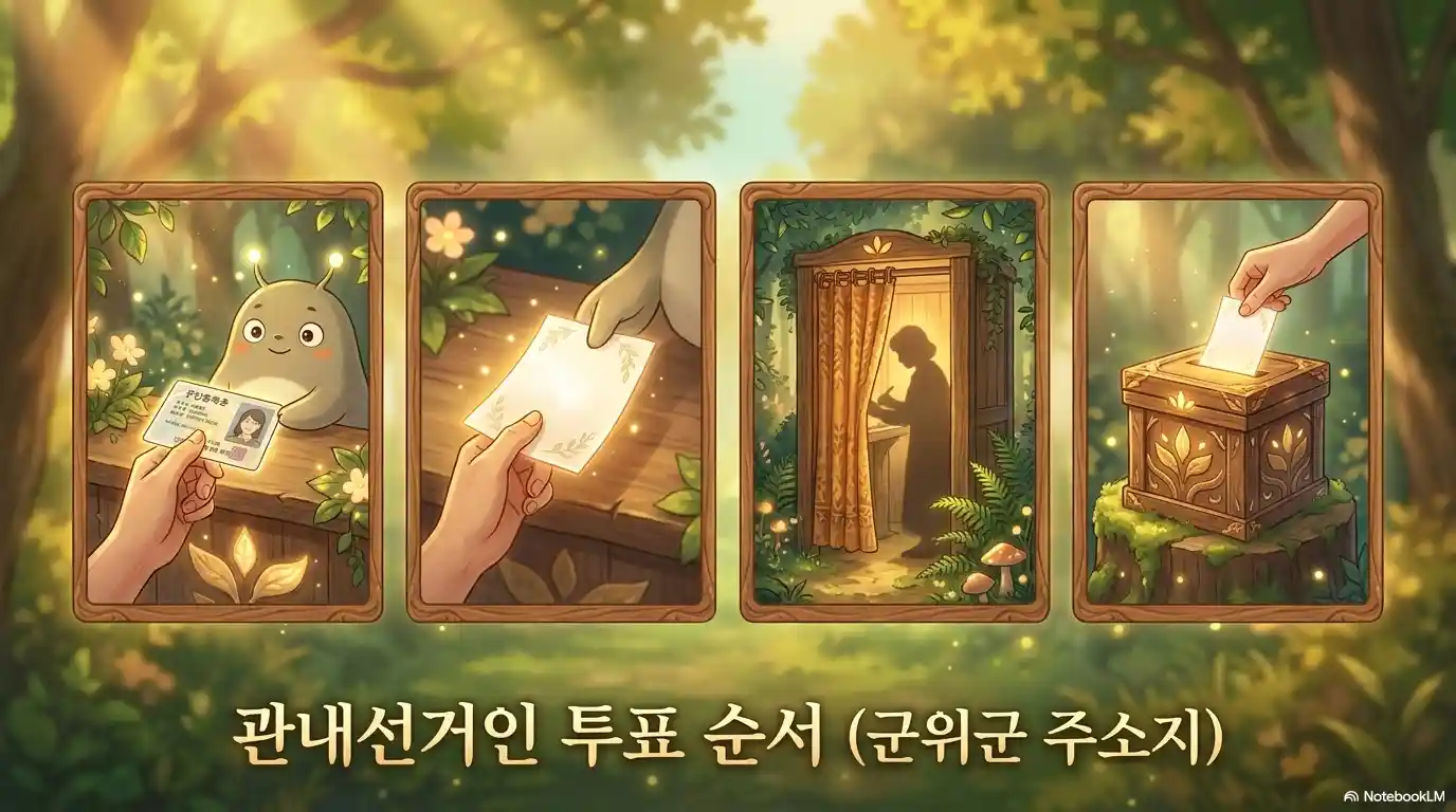 관내선거인 투표 절차