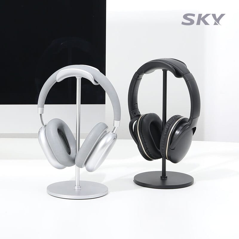 헤드셋 거치대 알루미늄 플라스틱 소재 비교