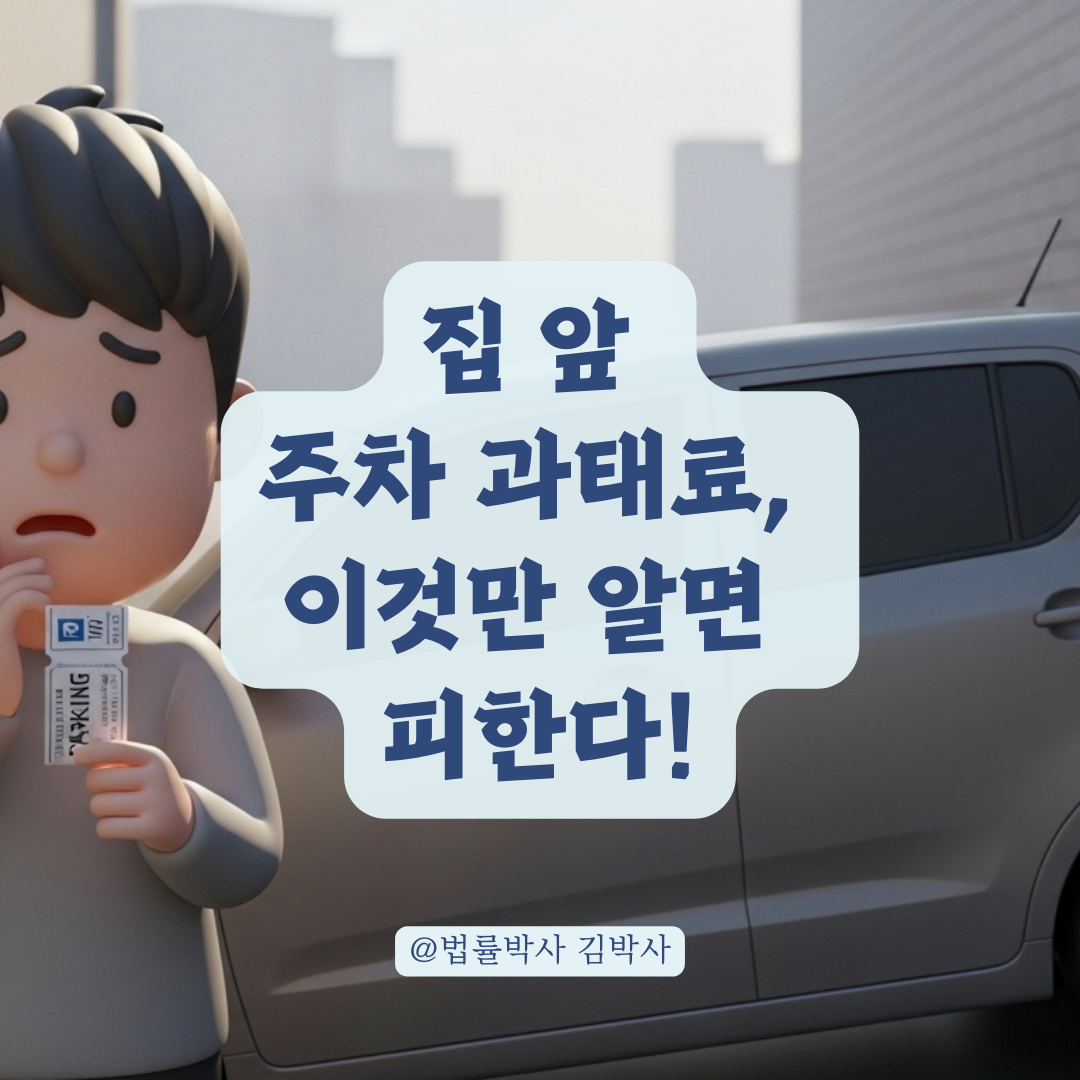 우리 집 앞 골목길이라도 주차 과태료 피하기 위해 반드시 지켜야 할 거리