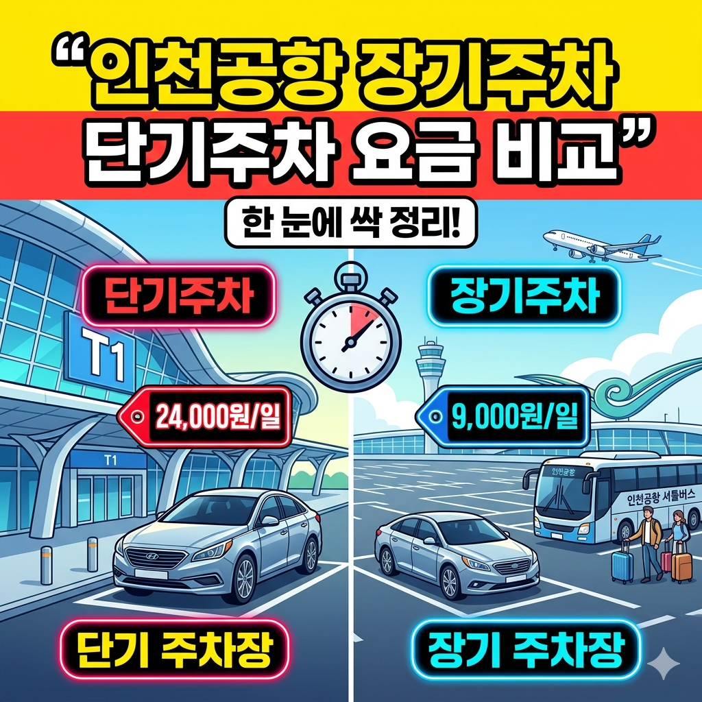 인천공항 장기주차 단기주차