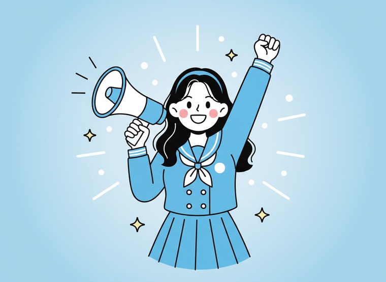 수능 응원 카톡