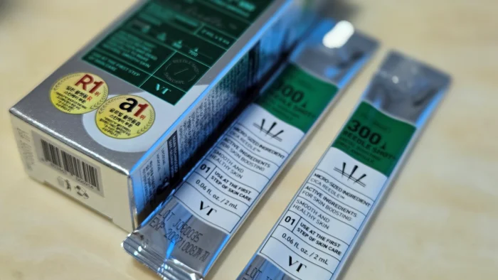 다이소 화장품 니들샷 실사 모습