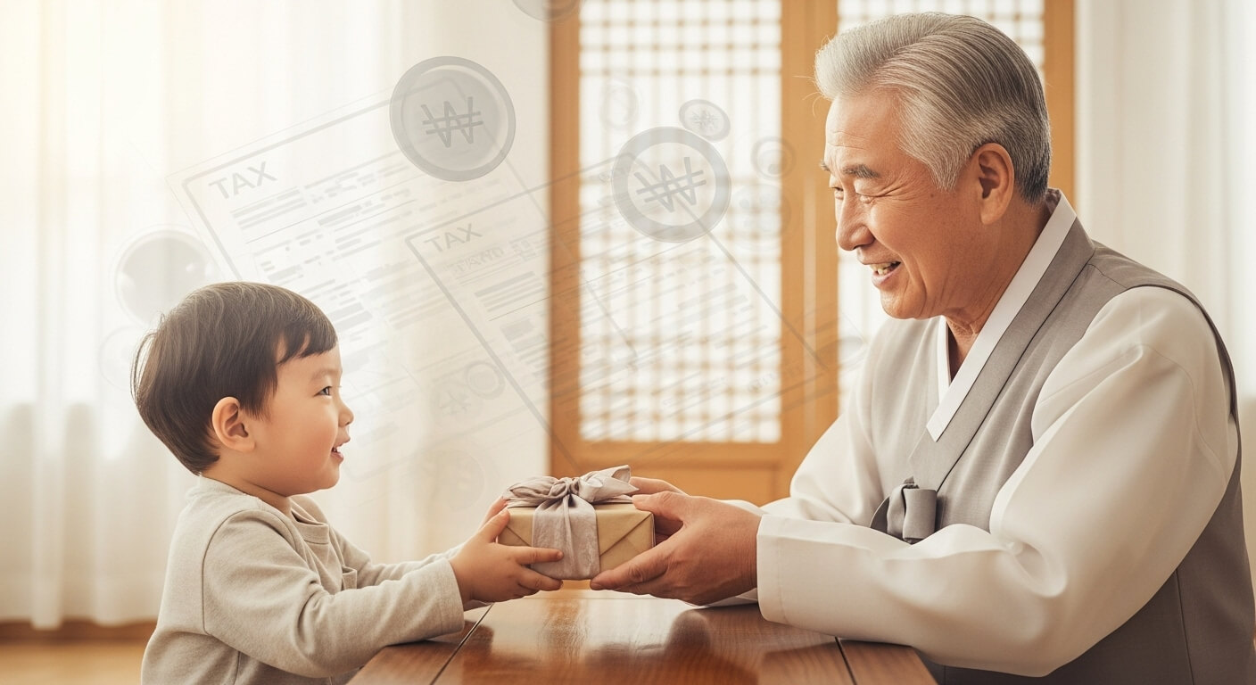 손자 증여세 면제 한도액