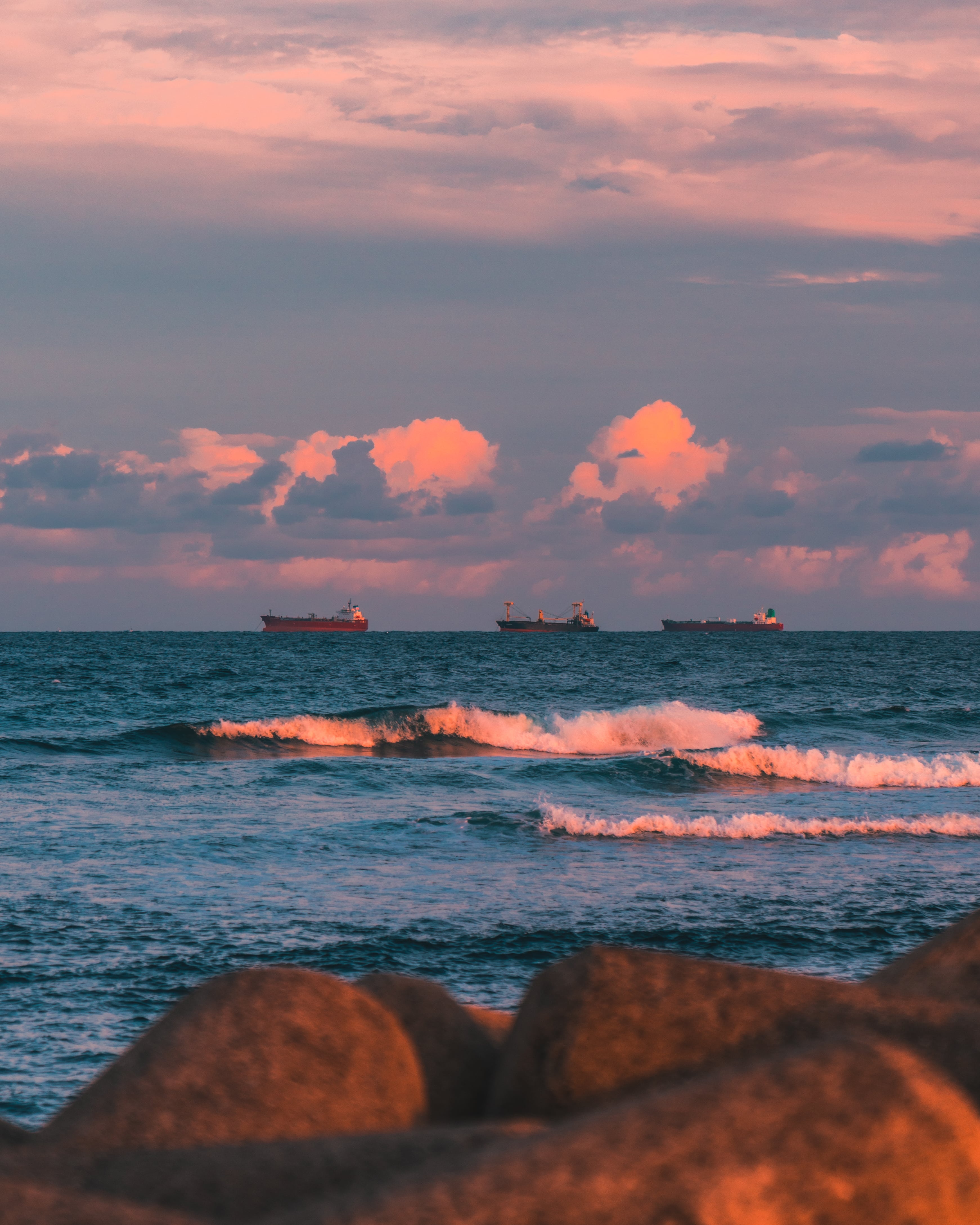 울산 방어진 슬도 일몰