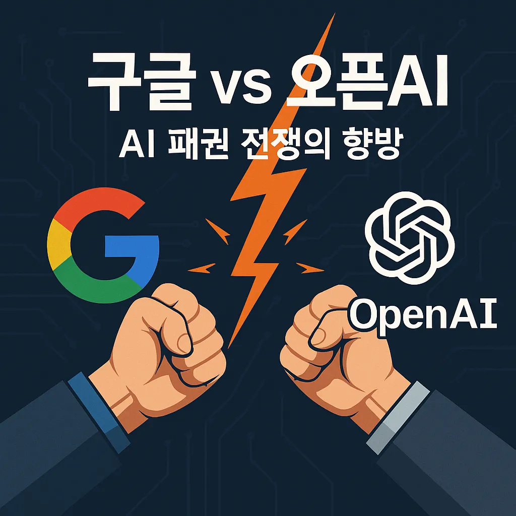 구글 vs 오픈AI &ndash; AI 패권 전쟁의 향방